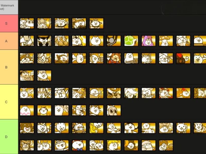 100 hình dạng mèo khác nhau trong The Battle Cats Hack