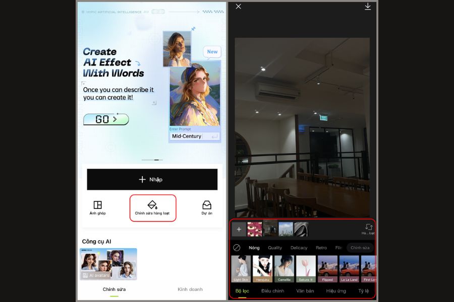Banner AI trong Hypic Mod APK 1