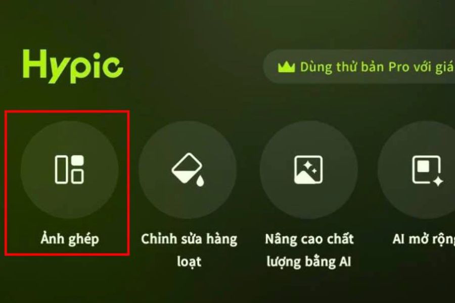 Banner AI trong Hypic Mod APK 2