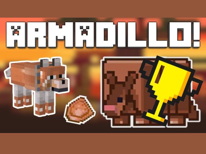 Động vật Armadillo trong Minecraft 1.21 APK Tiếng Việt