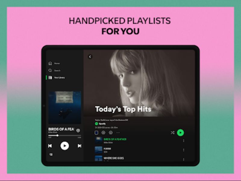 Khám phá Playlist âm nhạc trong Spotify Premium APK