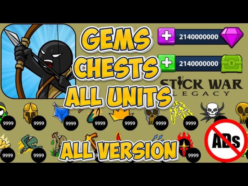 Một Số Tính Năng Nổi Bật Có Trong Stick War Saga Hack