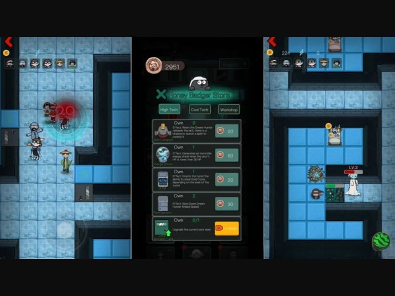 Nhiều trang bị, vật phẩm hỗ trợ trong Haunted Dorm Hack