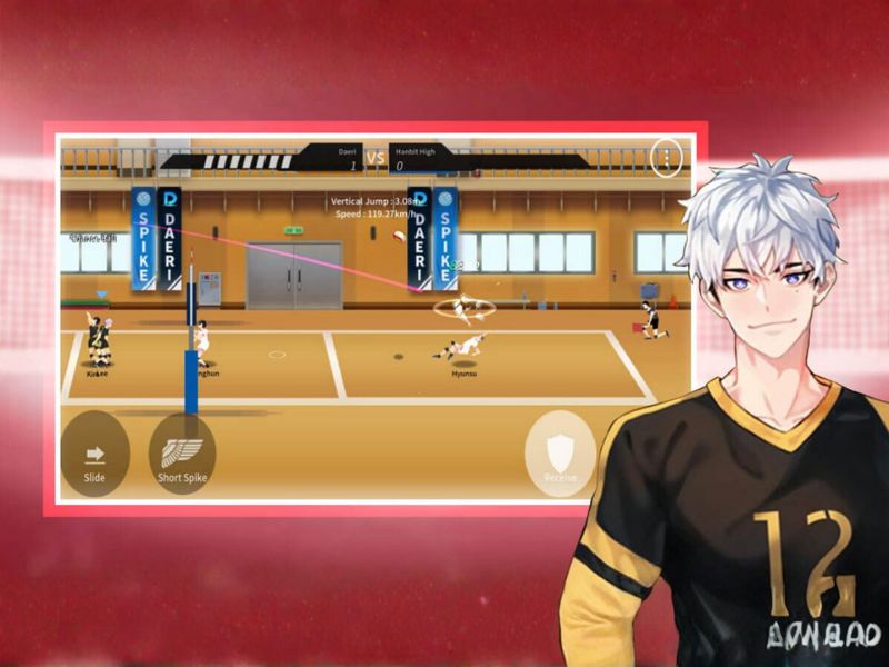 Tham gia trận chiến trong Mod The Spike Volleyball