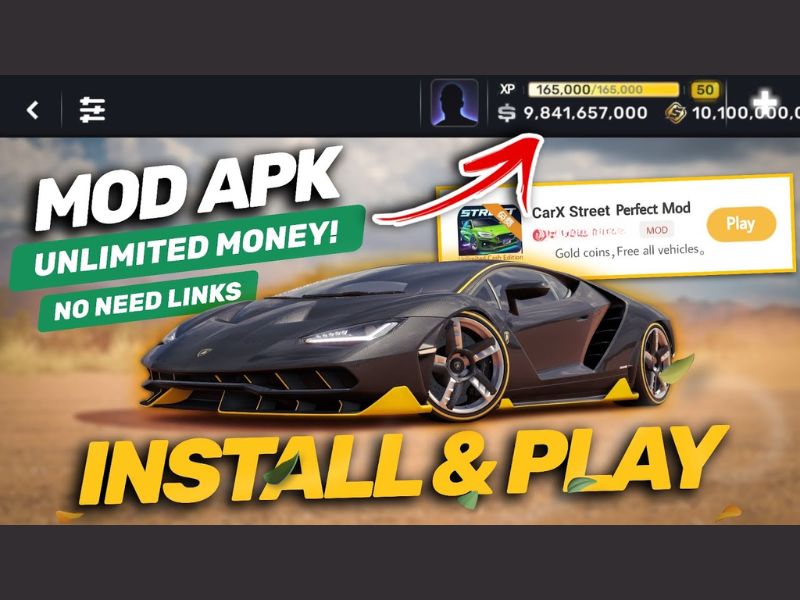 Tính Năng Nâng Cấp Có Trong Carx Street Mod APK