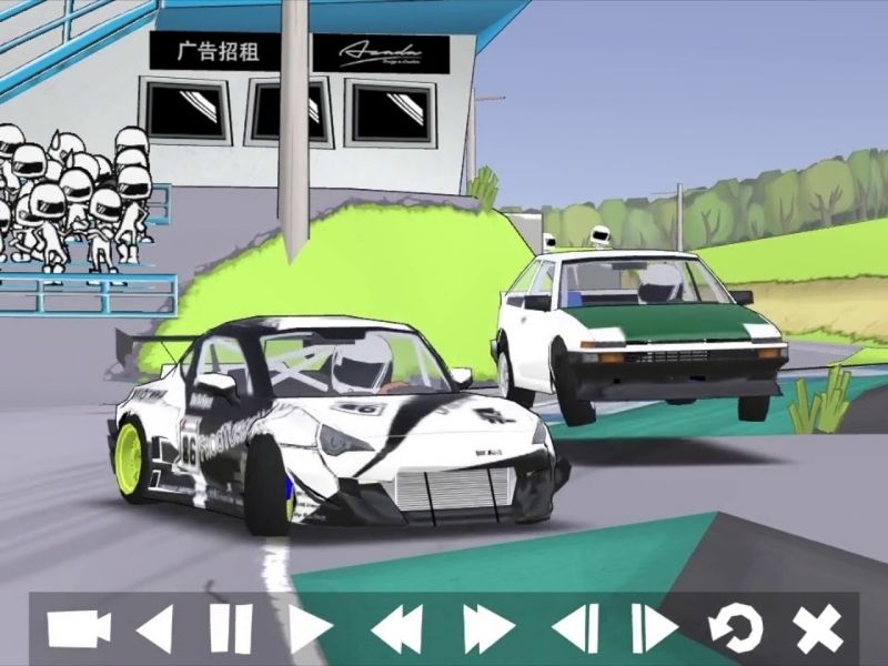 Tập trung chủ yếu vào kỹ thuật Drift trong Fr Legends 0.3.4 Hack Funnymod