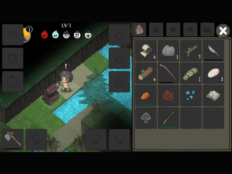 Thu thập vật phẩm trong The Wild Darkness Mod APK 1.3.58 