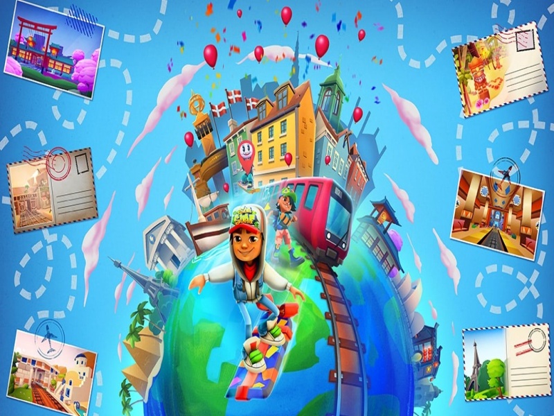 Tham gia cuộc rượt đuổi th&uacute; vị tr&ecirc;n đường ray trong Subway Surfers