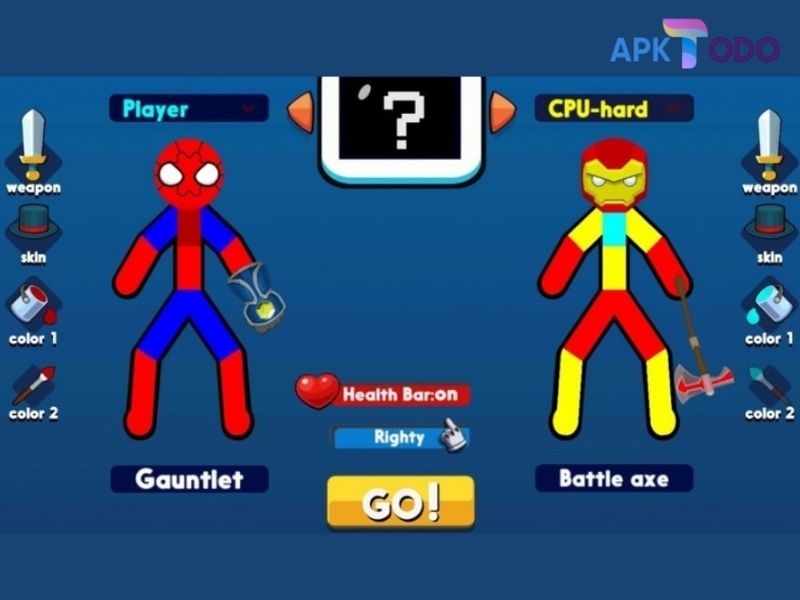 Tính năng MOD của Supreme Duelist Stickman Hack 