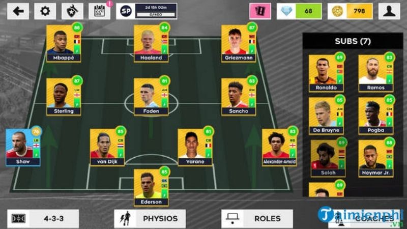 Dream League Soccer 2019 Mod Tiger Vô Hạn Tiền Tự Do Thiết Kế Và Xây Dựng Đội Hình Trong Mơ