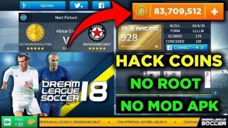 Những Nâng Cấp Đáng Giá Chỉ Có Ở Phiên Bản Hack Dream League Soccer 2019
