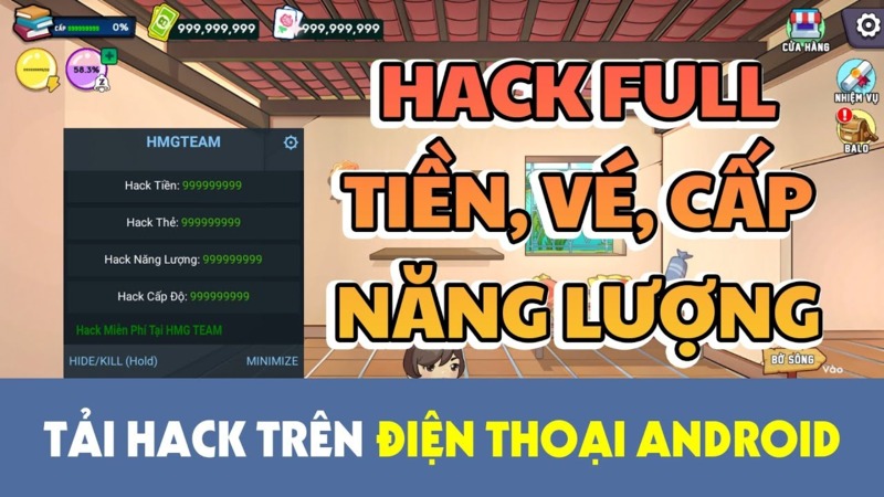 Tính Năng Nổi Bật Trong Hack Trở Về Tuổi Thơ